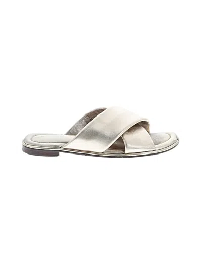 Pre-owned Jcrew Sandals In Silver