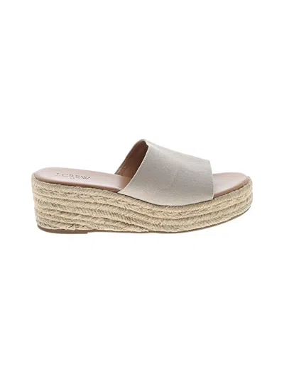 Pre-owned Jcrew Sandals In White