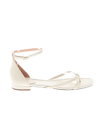 Pre-owned Jcrew Sandals In White