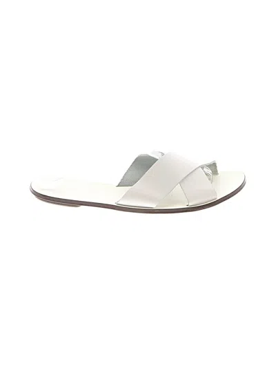 Pre-owned Jcrew Sandals In White