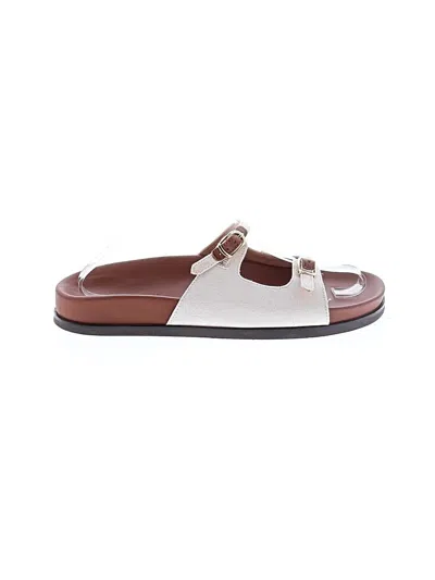 Pre-owned Jcrew Sandals In White
