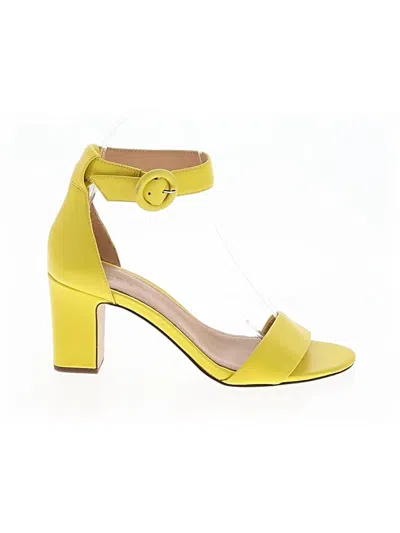 Pre-owned Jcrew Sandals In Yellow