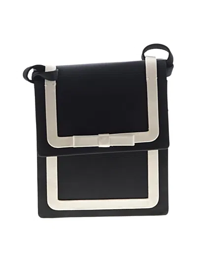 Pre-owned Jcrew Satchel In Black