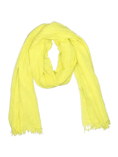 Pre-owned Jcrew Scarf In Yellow