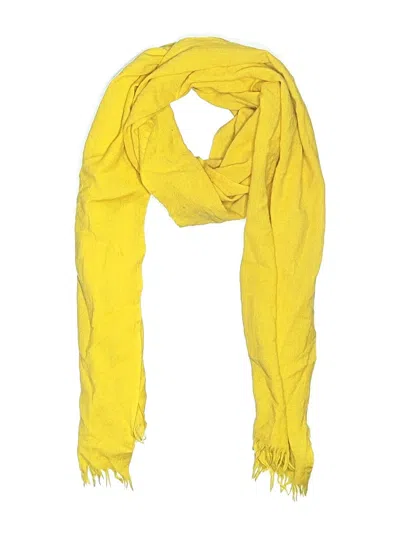 Pre-owned Jcrew Scarf In Yellow