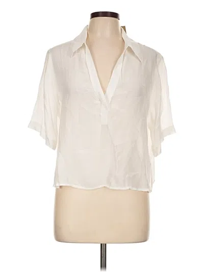 Jcrew Short Sleeve Blouse In Ivory