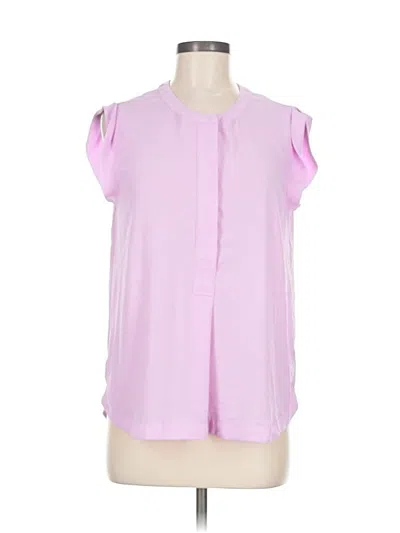 Pre-owned Jcrew Short Sleeve Blouse In Pink