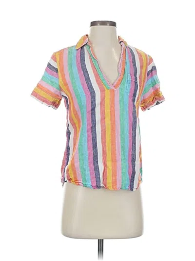 Pre-owned Jcrew Short Sleeve Blouse In Pink