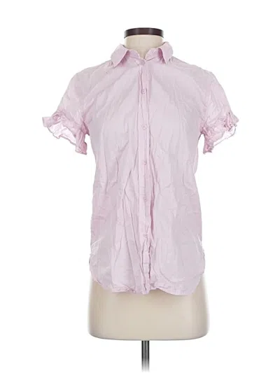Pre-owned Jcrew Short Sleeve Blouse In Pink