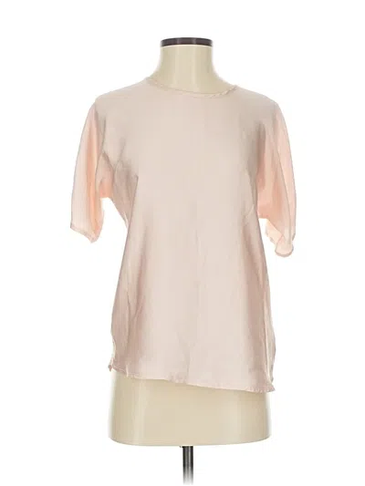 Pre-owned Jcrew Short Sleeve Blouse In Pink