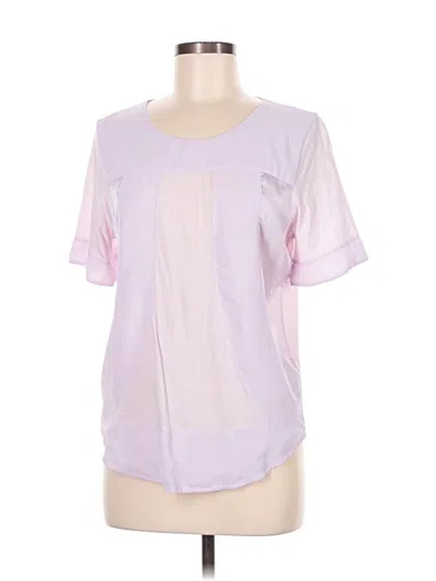 Pre-owned Jcrew Short Sleeve Blouse In Pink