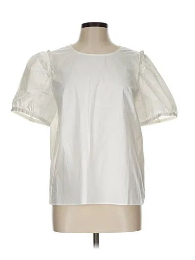 Jcrew Short Sleeve Blouse In Neutral