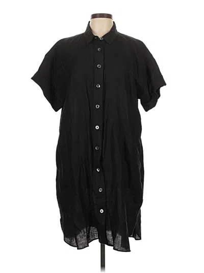 Pre-owned Jcrew Short Sleeve Button Down Shirt In Black