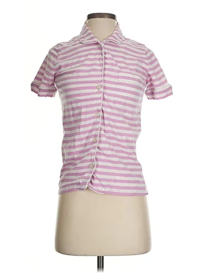 Pre-owned Jcrew Short Sleeve Button Down Shirt In Pink