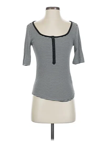 Pre-owned Jcrew Short Sleeve Henley Shirt In Gray