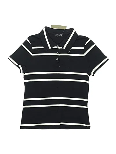 Pre-owned Jcrew Kids' Short Sleeve Polo Shirt In Black