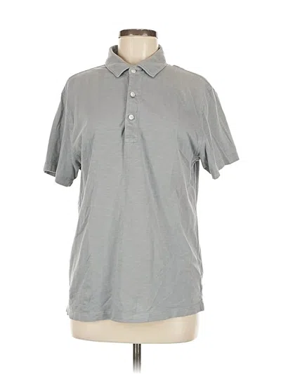 Pre-owned Jcrew Short Sleeve Polo Shirt In Gray