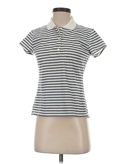 Pre-owned Jcrew Short Sleeve Polo Shirt In Gray