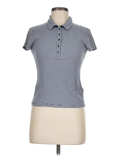 Pre-owned Jcrew Short Sleeve Polo Shirt In Gray