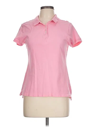 Pre-owned Jcrew Short Sleeve Polo Shirt In Pink