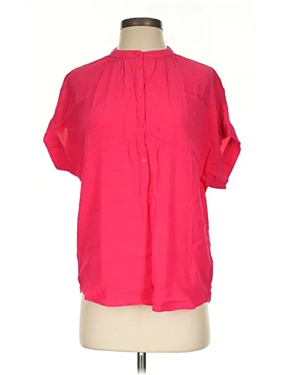 Pre-owned Jcrew Short Sleeve Polo Shirt In Pink