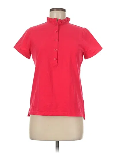Jcrew Short Sleeve Polo Shirt In Red