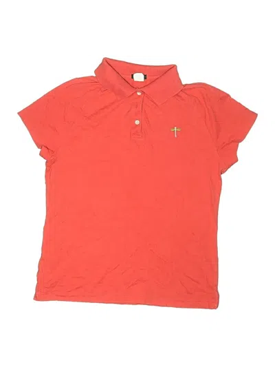 Pre-owned Jcrew Kids' Short Sleeve Polo Shirt In Red