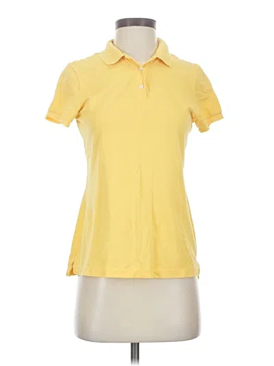Pre-owned Jcrew Short Sleeve Polo Shirt In Yellow