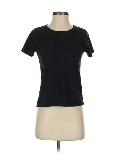Pre-owned Jcrew Short Sleeve T-shirt In Black