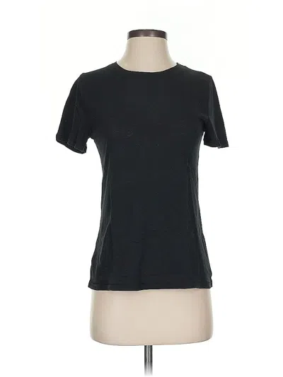 Pre-owned Jcrew Short Sleeve T-shirt In Black