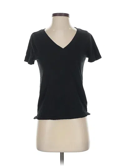 Pre-owned Jcrew Short Sleeve T-shirt In Black