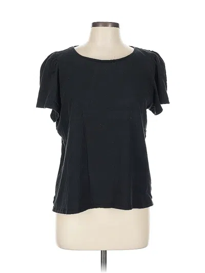 Pre-owned Jcrew Short Sleeve T-shirt In Black