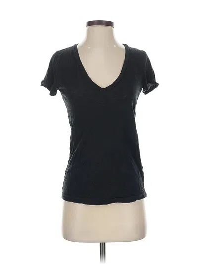 Pre-owned Jcrew Short Sleeve T-shirt In Black