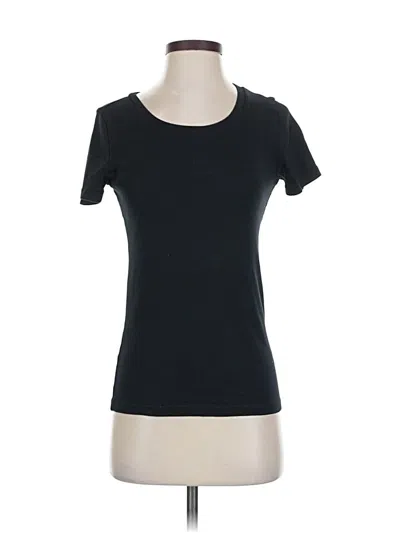 Pre-owned Jcrew Short Sleeve T-shirt In Black
