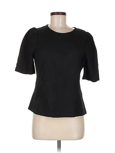 Pre-owned Jcrew Short Sleeve T-shirt In Black