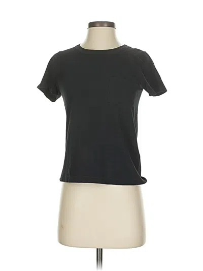 Pre-owned Jcrew Short Sleeve T-shirt In Black
