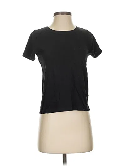 Pre-owned Jcrew Short Sleeve T-shirt In Black