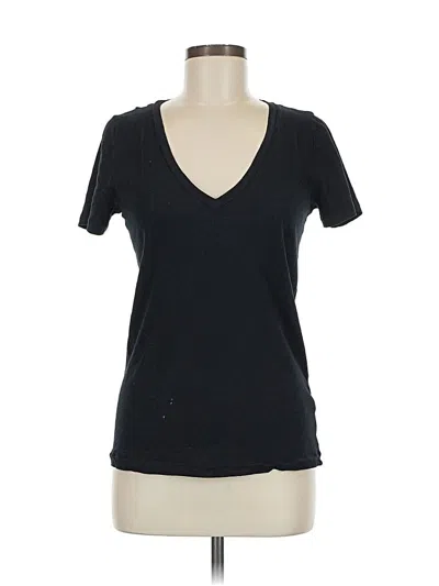 Pre-owned Jcrew Short Sleeve T-shirt In Black