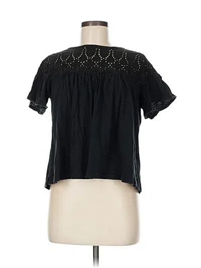 Pre-owned Jcrew Short Sleeve T-shirt In Black