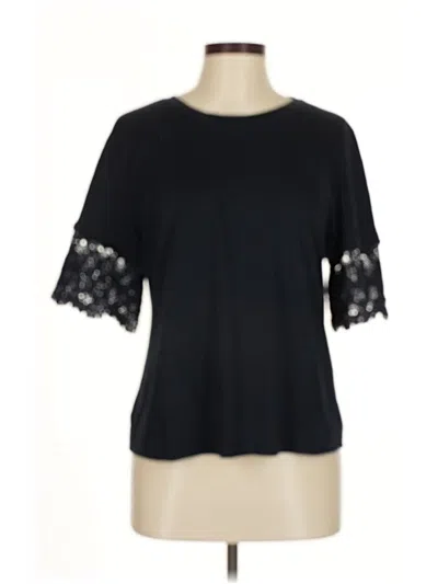 Pre-owned Jcrew Short Sleeve T-shirt In Black