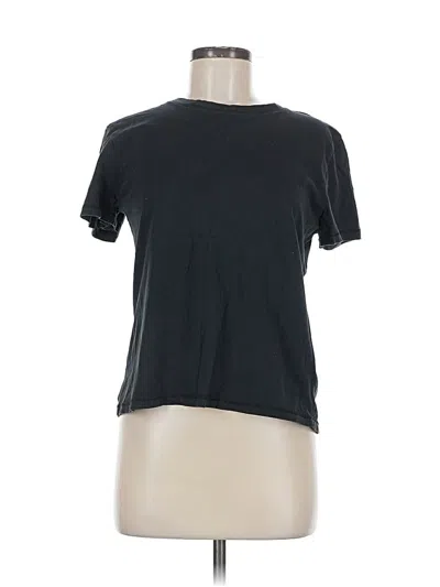 Pre-owned Jcrew Short Sleeve T-shirt In Black