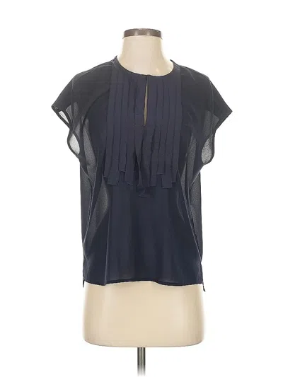 Pre-owned Jcrew Short Sleeve T-shirt In Blue