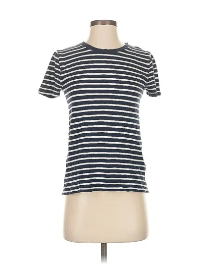 Pre-owned Jcrew Short Sleeve T-shirt In Blue