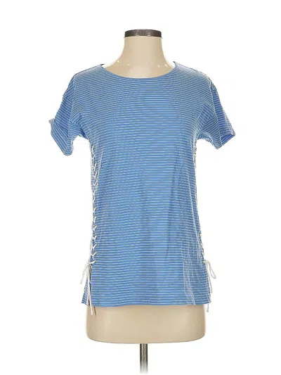 Pre-owned Jcrew Short Sleeve T-shirt In Blue