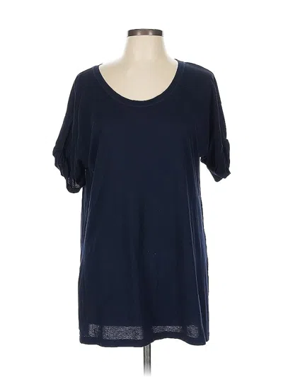 Pre-owned Jcrew Short Sleeve T-shirt In Blue