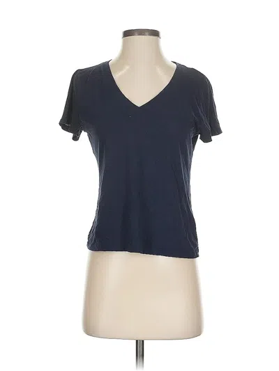 Pre-owned Jcrew Short Sleeve T-shirt In Blue