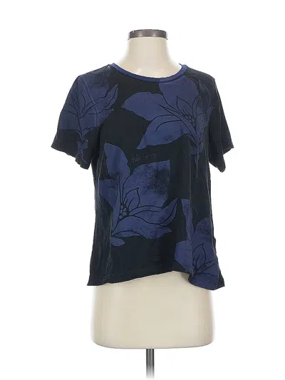 Pre-owned Jcrew Short Sleeve T-shirt In Blue