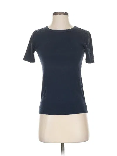 Pre-owned Jcrew Short Sleeve T-shirt In Blue