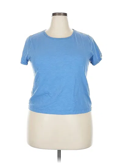 Pre-owned Jcrew Short Sleeve T-shirt In Blue