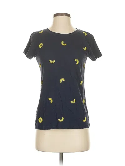 Pre-owned Jcrew Short Sleeve T-shirt In Blue